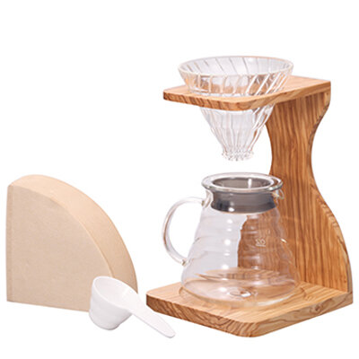 V60 オリーブウッド<br>スタンドセット